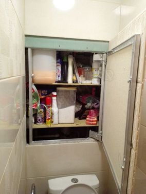 Люк под плитку Нажимной Секрет-Лайт 450*400 Люк под плитку Нажимной Секрет-Лайт 450*400