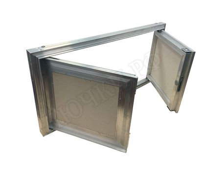 Люк под плитку Техно 2 створки Люк под плитку Техно 2 створки