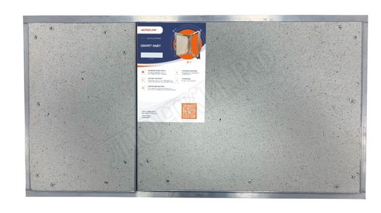 Люк под плитку Нажимной Секрет-Лайт 2 створки 1000*500 Люк под плитку Нажимной Секрет-Лайт 2 створки 1000*500