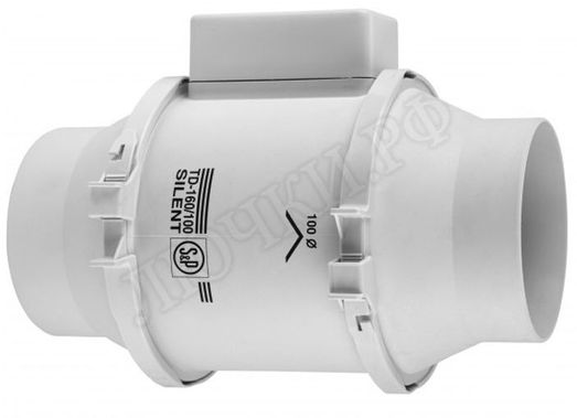 Вытяжной вентилятор канальный Soler & Palau TD SILENT осевой Вытяжной вентилятор канальный Soler & Palau TD SILENT осевой