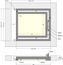 Люк под плитку Шагма для плитки 400*300 (требуемый размер проема 410*335, размер люка 360*333) Люк под плитку Шагма для плитки 400*300 (требуемый размер проема 410*335, размер люка 360*333)
